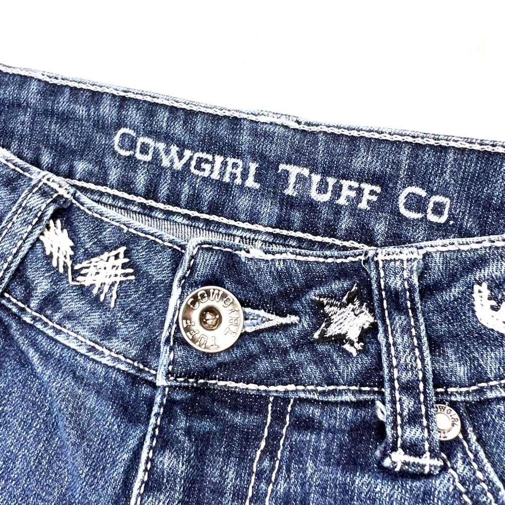 🚫SOLD! 🤠👖|•COWGIRL TUFF•| Star Struck Capri Jeans👖🤠 - Picture 10 of 14